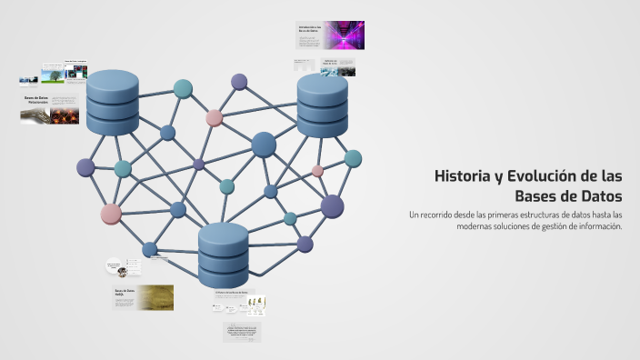 Historia y Evolución de las Bases de Datos by Jorge Diego on Prezi