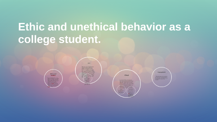 ethic-and-unethical-behavior-as-a-college-student-by-alicia-galaviz-on