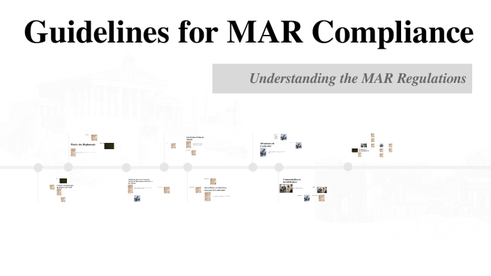Guidelines for MAR Compliance by Mariam Diaby on Prezi