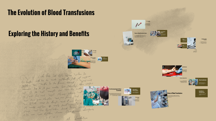 The Evolution of Blood Transfusions by Carmen Miriela Sánchez Andrade ...