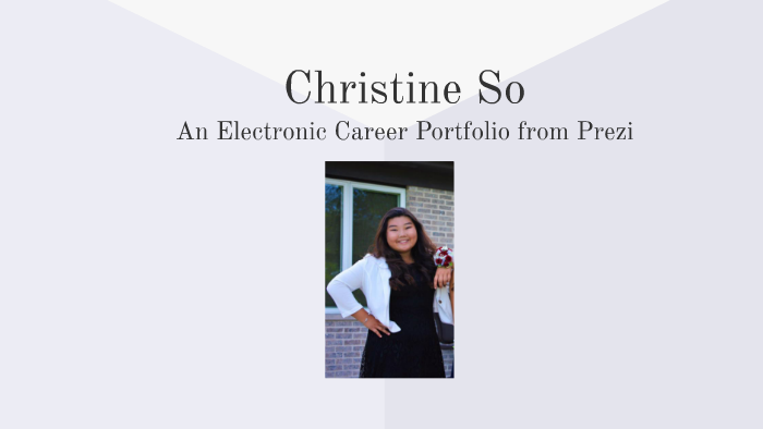 Electronic Career Portfolio FBLA by Christine So
