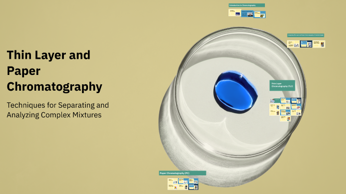 Thin Layer and Paper Chromatography by hanae chalal on Prezi