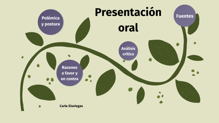 Presentación oral by Carla Sisniegas on Prezi
