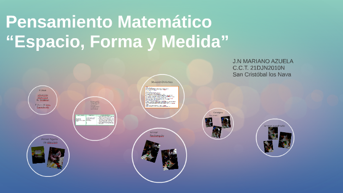 Pensamiento Matemático“Espacio, Forma y Medida” by Diego Guerrero on Prezi