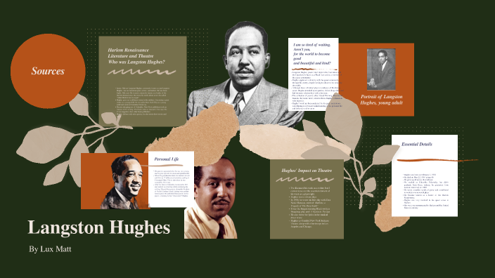 Harlem Renaissance - Langston Hughes by Lux Matt on Prezi