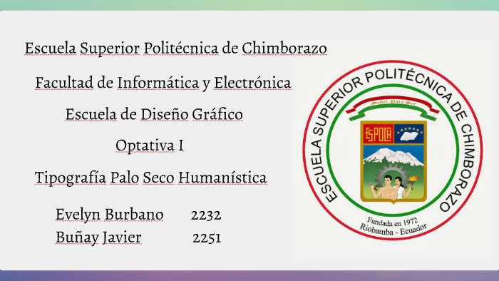 TIPOGRAFIAS PALO SECO (SIN SERIF) by Dario Javier Buñay Sánchez