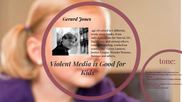 violent media is good for kid