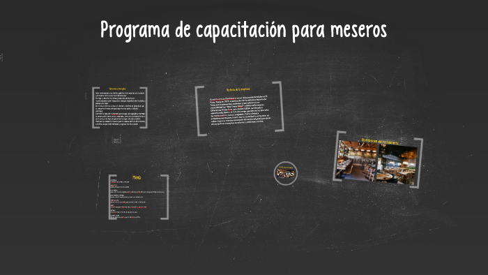 Programa de capacitación para meseros by pamela morales on Prezi