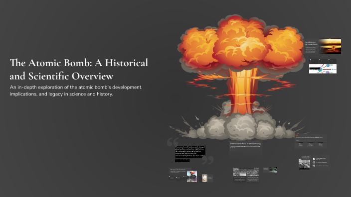 The Atomic Bomb: A Historical and Scientific Overview by Hamza Qandeel ...