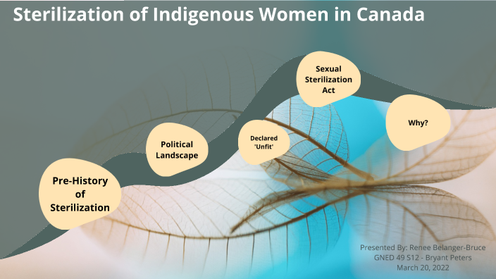 Sterilization of Aboriginal Women in Canada by Renee Belanger on Prezi