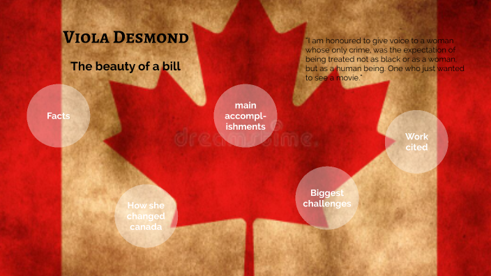 Viola Desmond by Bree Cambridge on Prezi