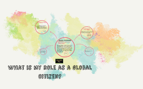What are the roles of a global citizen