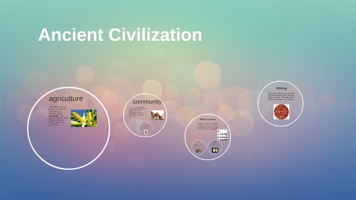 Ancient Civilization. by Morgan Elliott on Prezi