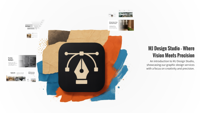 MJ Design Studio – Where Vision Meets Precision by Canva Crafter on Prezi
