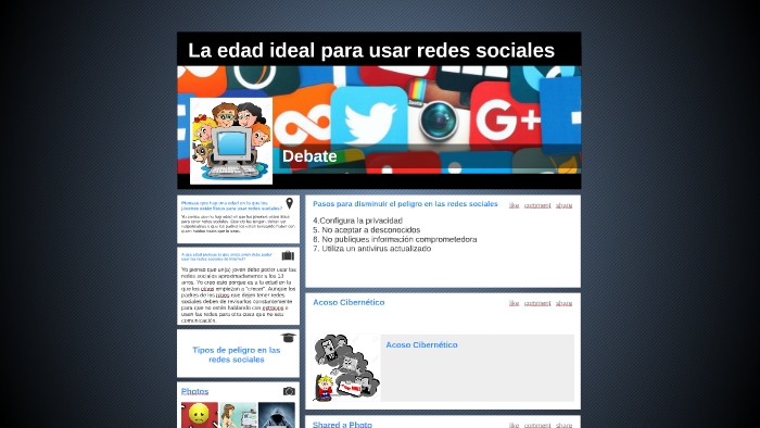 La Edad Ideal Para Usar Redes Sociales By Kimberly Lemus