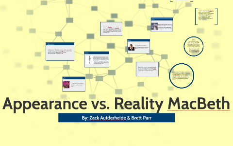 appearance vs reality macbeth