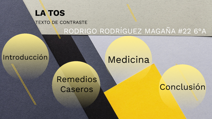 La tos texto de contraste RODROGO RODRIGUEZ MAGAÑA by Rodrigo Rodriguez