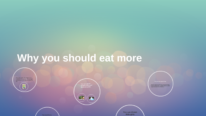 Why you should you eat more by Morgan Barber on Prezi