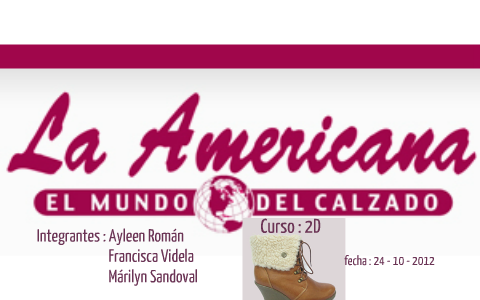 Calzados La Americana by Nicolas Gallardo on Prezi Next