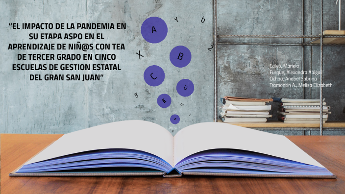 "El Impacto de la pandemia en su etapa ASPO en el aprendizaje de niñ@s ...
