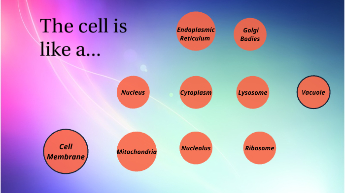 Cell Analogy Project: Back Pack by TMS2020 DanielleD on Prezi