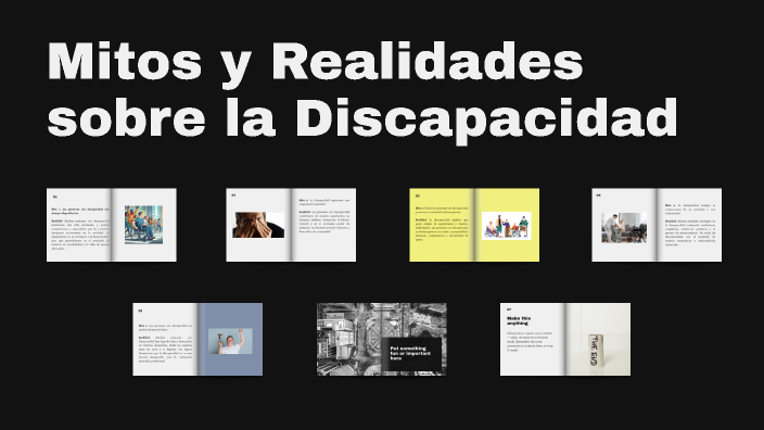 Mitos y Realidades sobre la Discapacidad by Jhois Ango on Prezi