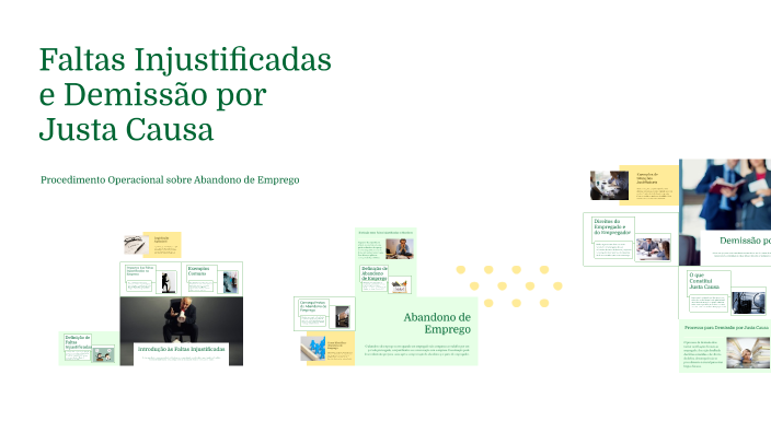 Faltas Injustificadas e Demissão por Justa Causa by Chérom Taina on Prezi