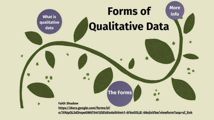Forms of Qualitative Data by FAITH SHADOW on Prezi