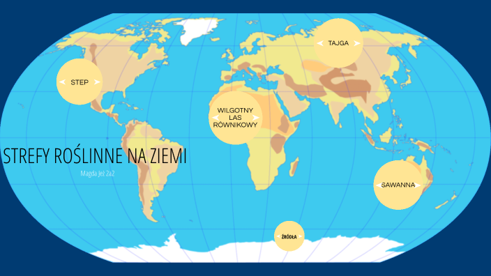 strefy roślinne na ziemi by Magda Jeż on Prezi