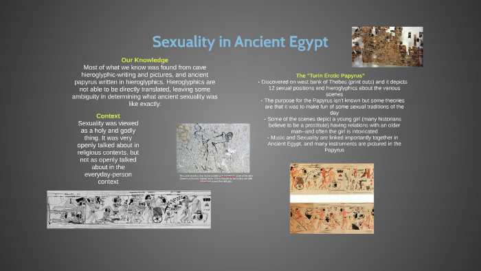 Ancient Egyptian Sexuality By Angela Garrett