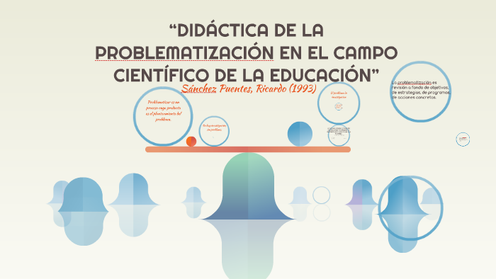 “DIDÁCTICA DE LA PROBLEMATIZACIÓN EN EL CAMPO CIENTÍFICO DE by Dulce