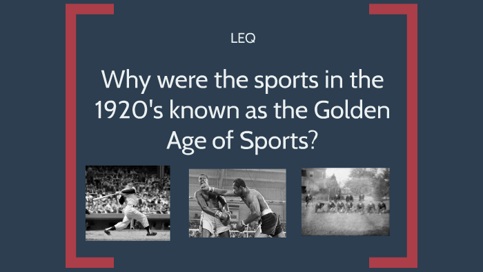 Sports in the 1920s by Krunal Patel on Prezi