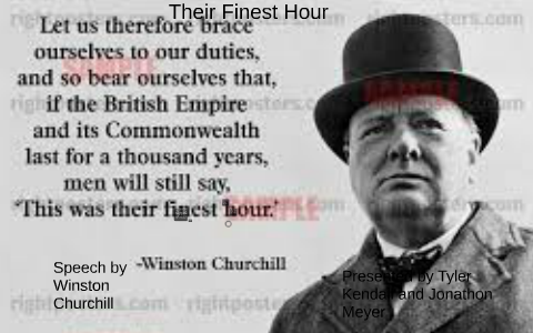 Their Finest Hour - International Churchill Society