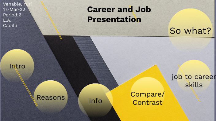 Career and Job Presentation by Yuri Venable on Prezi