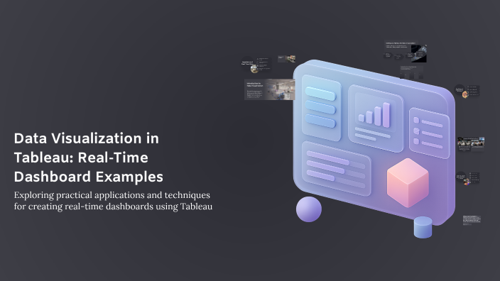 Data Visualization in Tableau: Real-Time Dashboard Examples by anitha.s ...