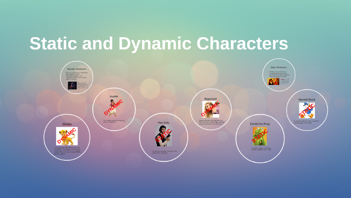 Static And Dynamic Characters By Brynne France