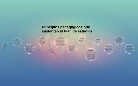 Principios pedagógicos que sustentan el Plan de estudios by Alex ...