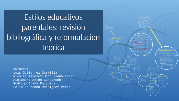 Estilos educativos parentales:revisión bibliográfica y refo by Felix