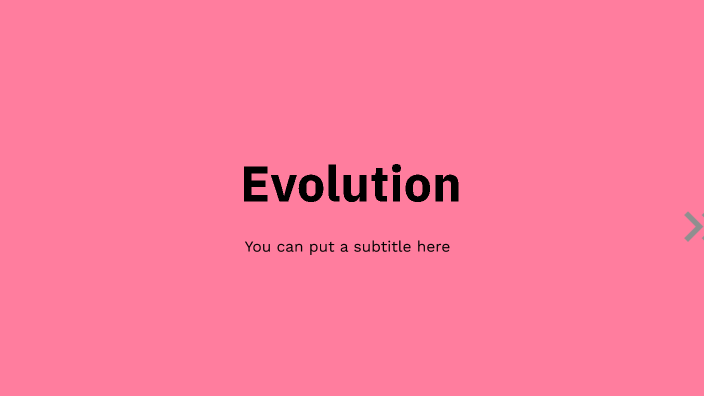 Evolution by Lily Wolf on Prezi
