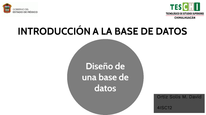 1.INTRODUCCION A LA BASE DE DATOS by Marco David Ortiz Solis on Prezi