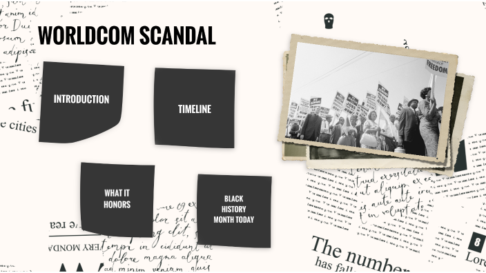 Worldcom Scandal By Amrit Khatri On Prezi