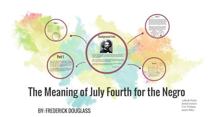 The Meaning Of July Fourth For The Negro By Jordan Favors