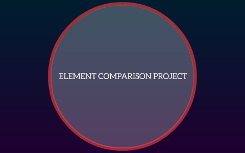 ELEMENT COMPARISON PROJECT by Joshua McDevitt on Prezi