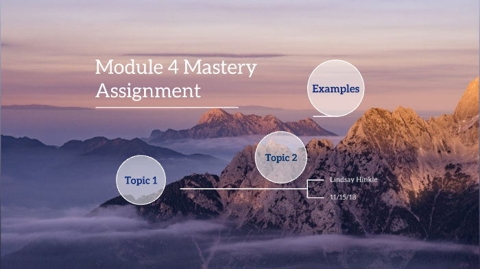 assignment mastery