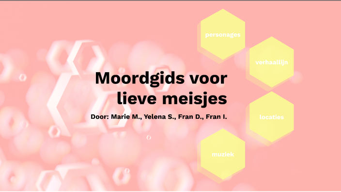 moordgids voor lieve meisjes by Fran Ide on Prezi