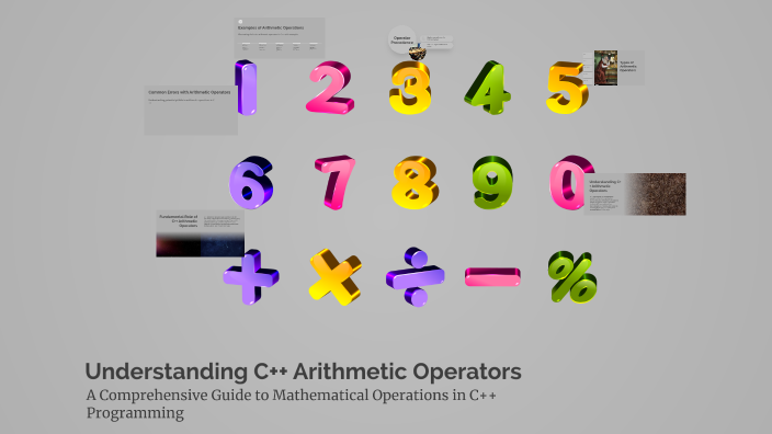 Understanding C++ Arithmetic Operators by Naif Abu on Prezi