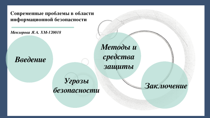 Проблемы информационной безопасности презентация 11 класс