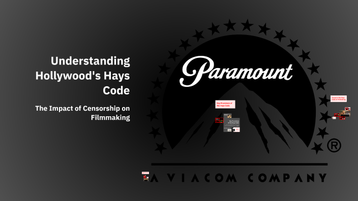Understanding Hollywood's Hays Code by Nick Fillingame on Prezi