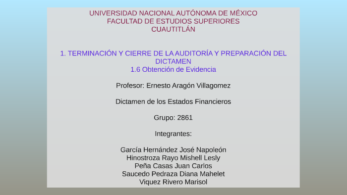 Ejemplo De Carta De Gerencia En Auditoria - Modelo de Informe