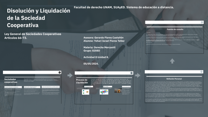 Disolucion Y Liquidacion De La Sociedad Cooperativa